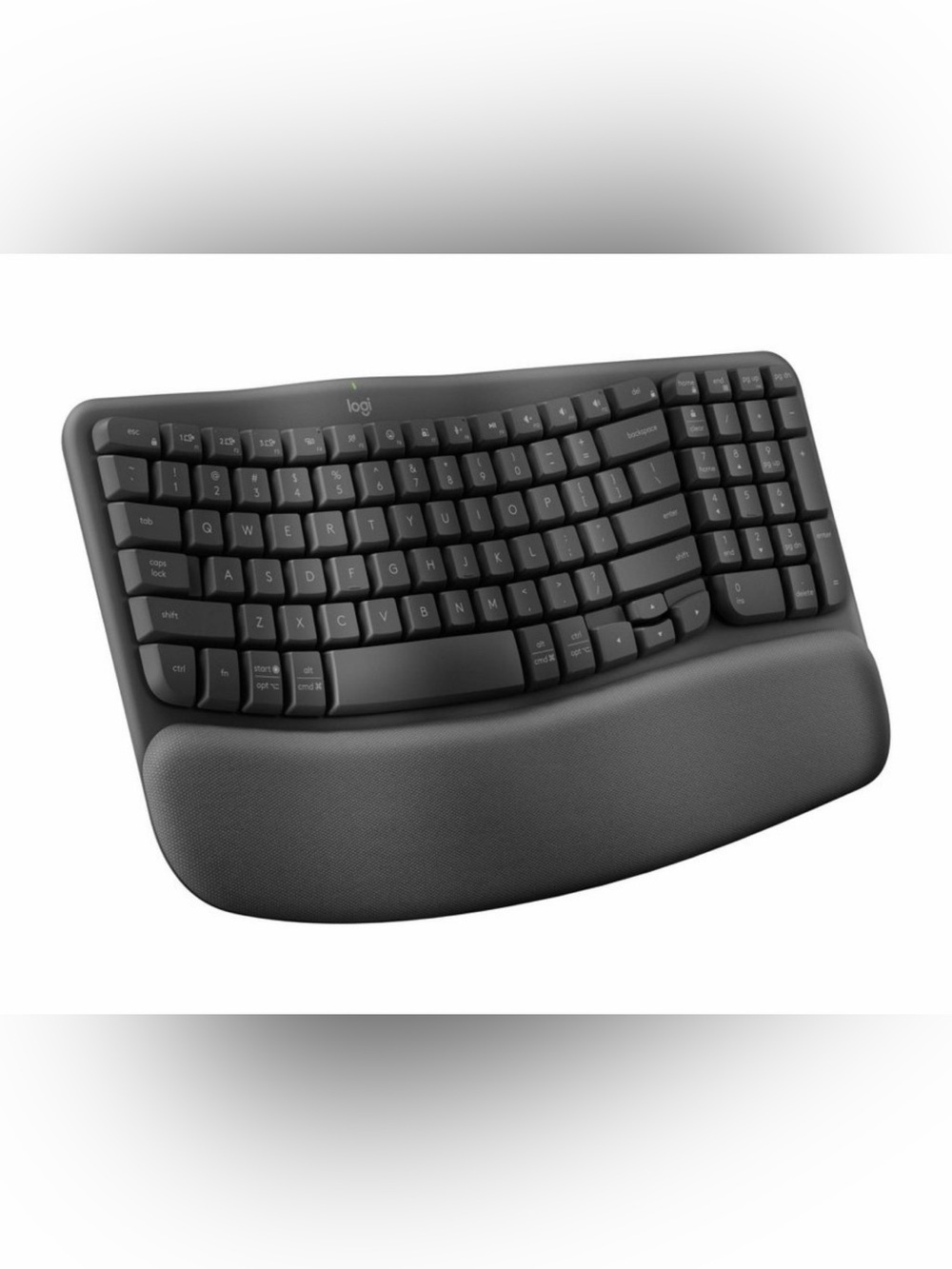 Logitech Wave Keys Bluetooth Wireless Ergonomic Keyboard NEW